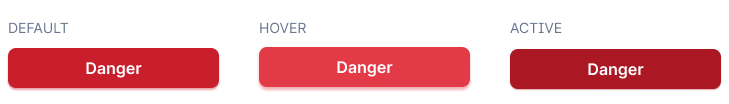 danger button states